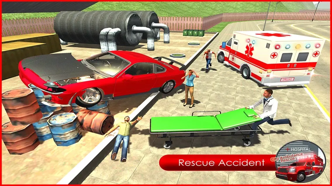 Ambulance Simulator- Rescue Drive In City Screenshots