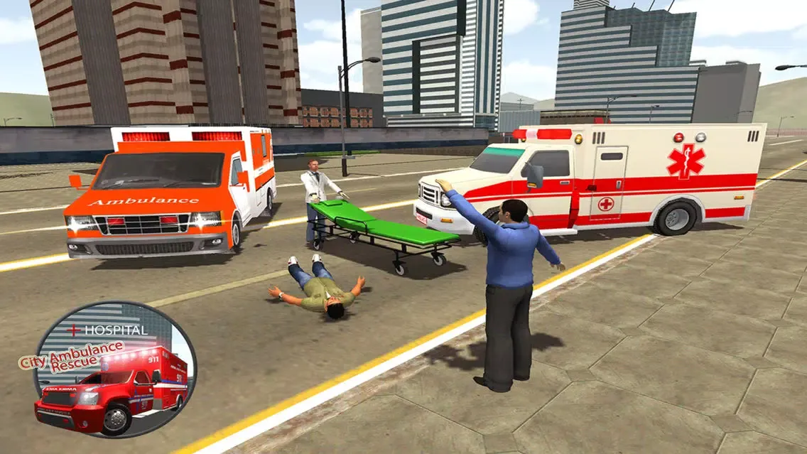 Ambulance Simulator- Rescue Drive In City Screenshots