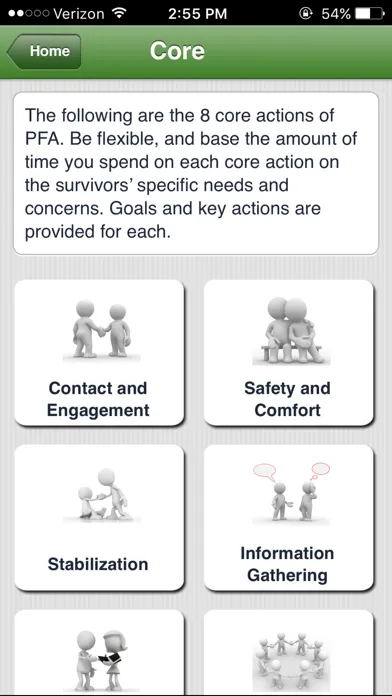 PFA Mobile Screenshots