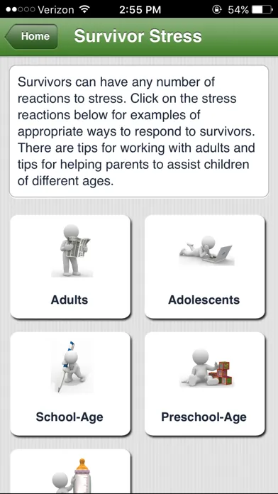 PFA Mobile Screenshots