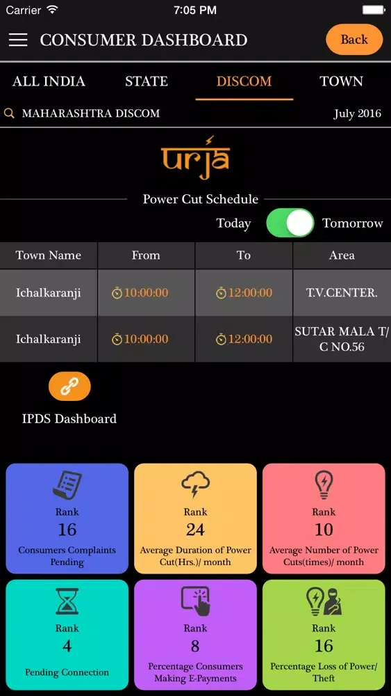Captures d'écran de URJA - URBAN JYOTI ABHIYAAN