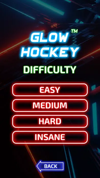 Tangkapan layar Glow Hockey Neon Challenge