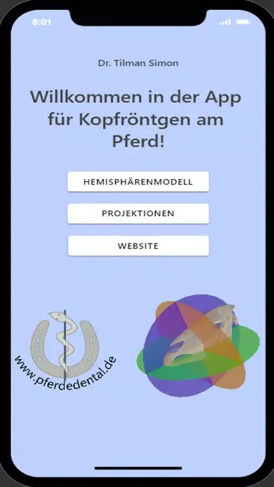 تصاویر Röntgen am Pferdekopf