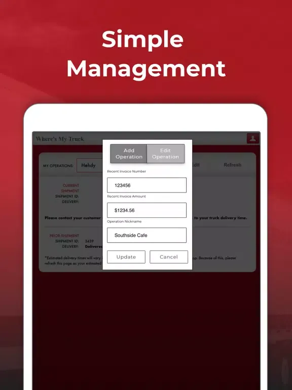 PerformanceConnect iPad  Screenshots
