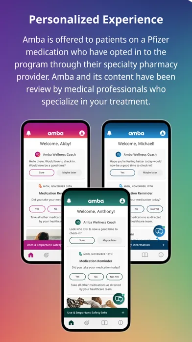 Amba Wellness Coach应用截图