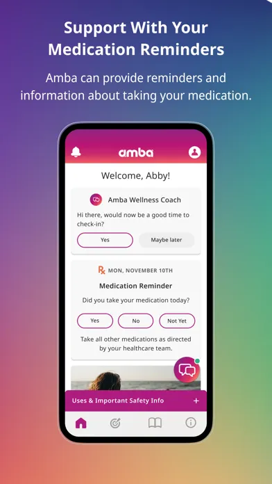 Amba Wellness Coach应用截图