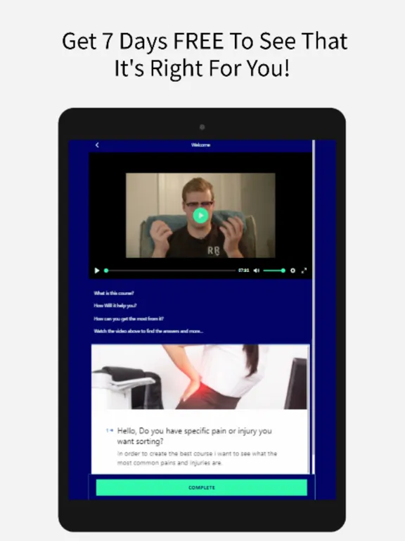 Captures d'écran de Rapid Relief Sports Therapy iPad 