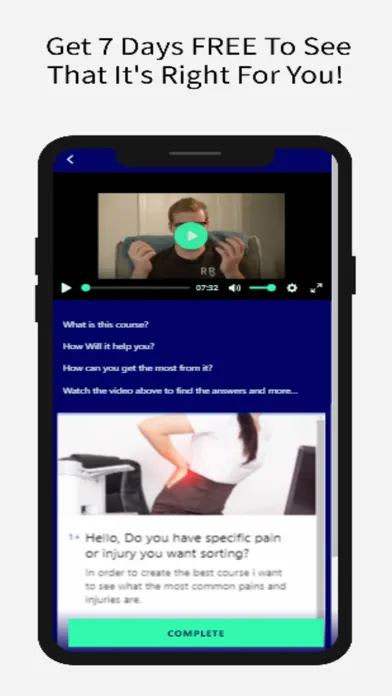 Captures d'écran de Rapid Relief Sports Therapy