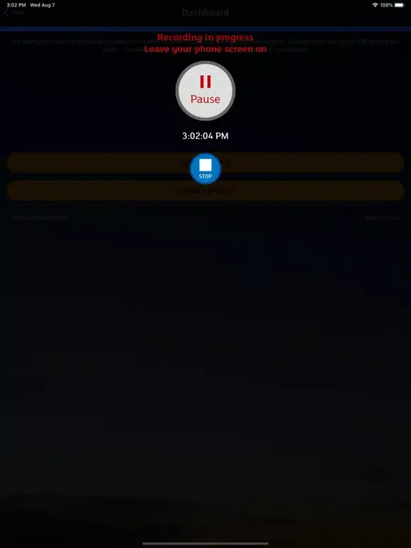 Zrzuty ekranu Sleep Study iPad 
