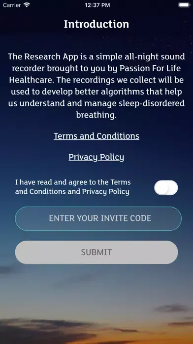 Zrzuty ekranu Sleep Study
