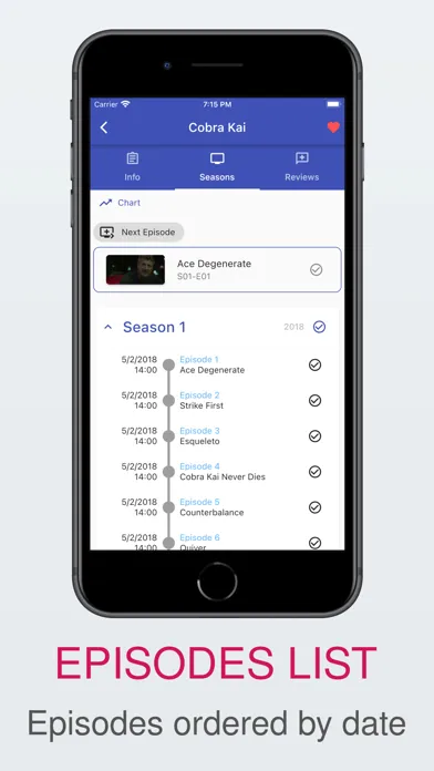 TV Series app स्क्रीनशॉट