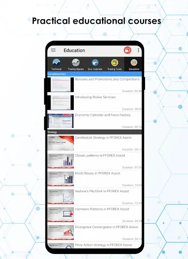 Tangkapan layar PFOREXAssist Signal Analysis