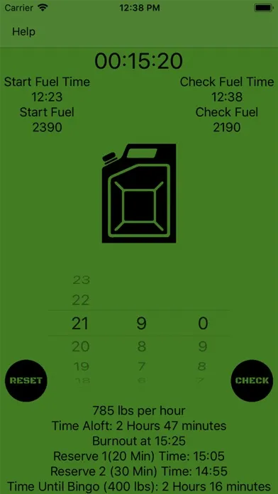 Mil Fuel Check Ekran Görüntüleri