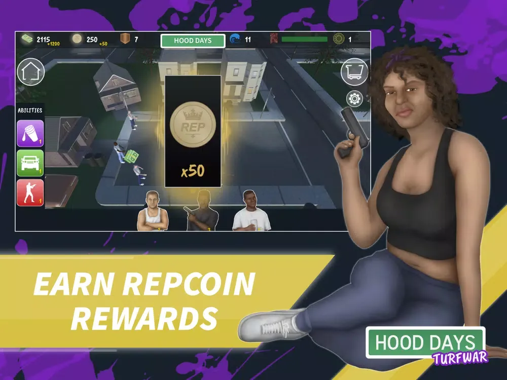 Hood Days Turfwar iPad  Screenshots