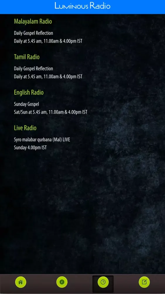 Luminous Radio Screenshots