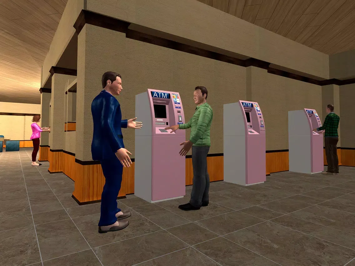 Capturas de tela do City Bank Cashier Simulator iPad 