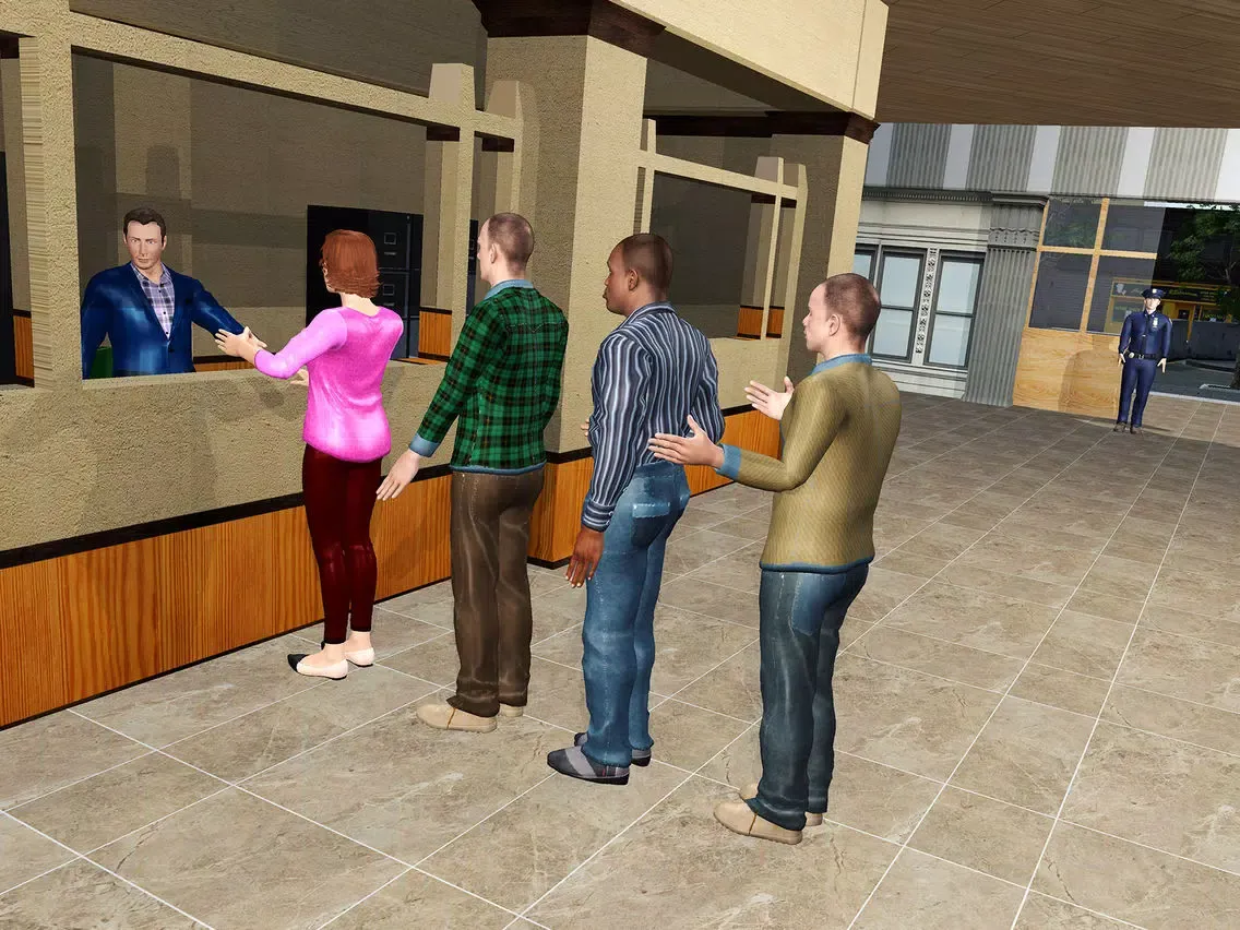 Capturas de tela do City Bank Cashier Simulator iPad 