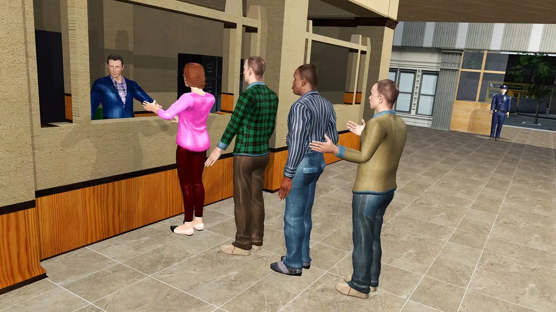 Capturas de tela do City Bank Cashier Simulator