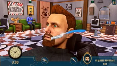 Capturas de tela do Barber Shop Haircut Master Sim