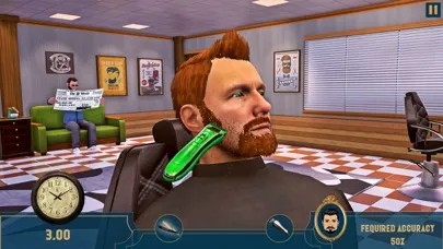 Capturas de tela do Barber Shop Haircut Master Sim