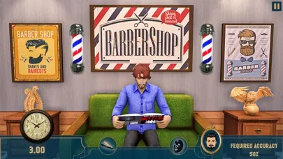 Capturas de tela do Barber Shop Haircut Master Sim