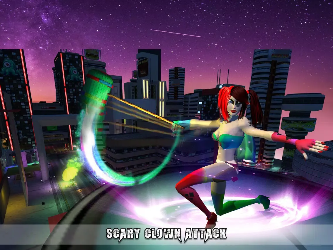 Scary Clown Girl Criminal iPad 应用截图