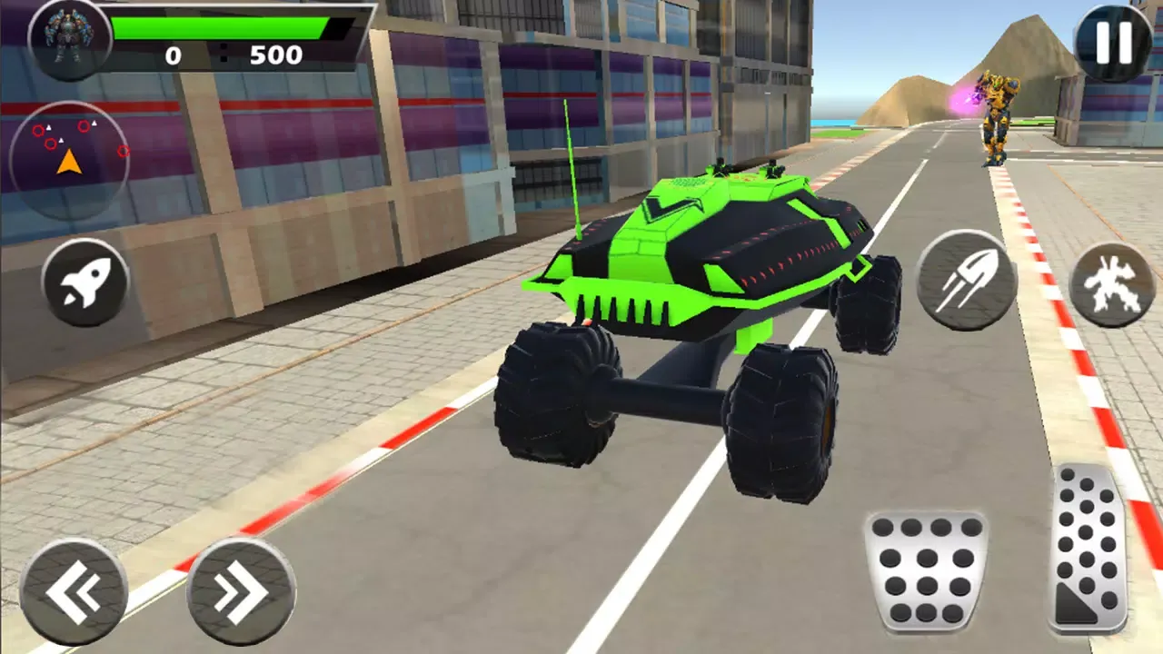 Dino Robot Transform War Game Screenshots