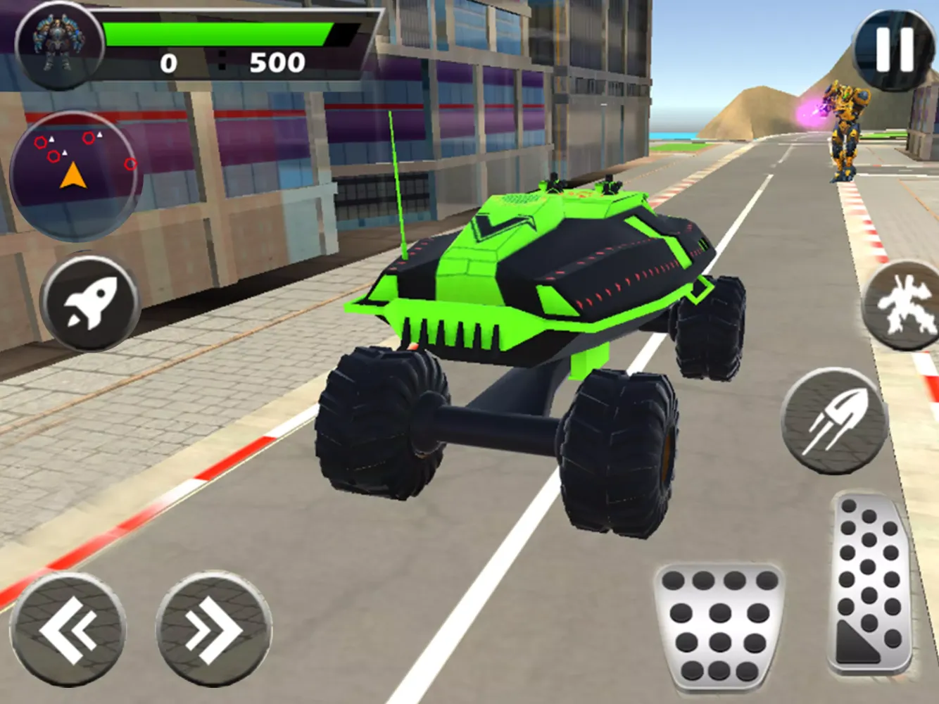 Dino Robot Transform War Game Screenshots