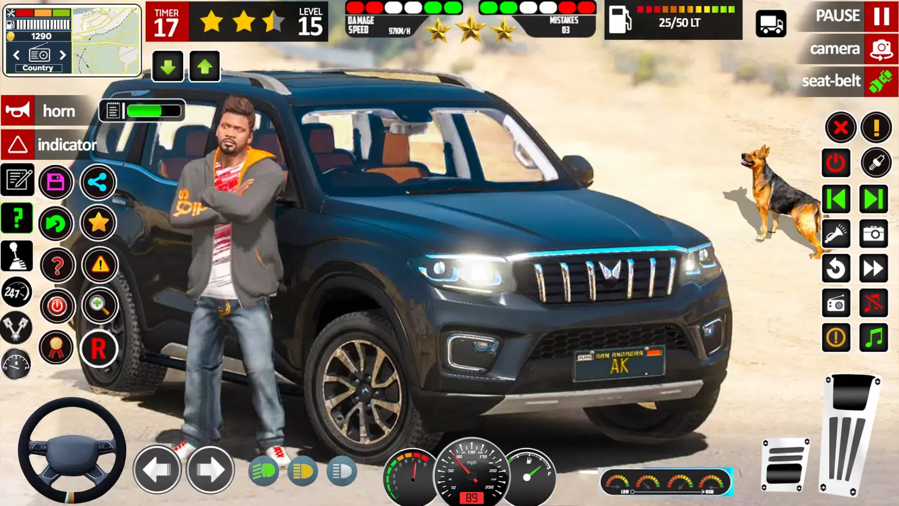 4x4 Jeep Simulator Game 스크린샷