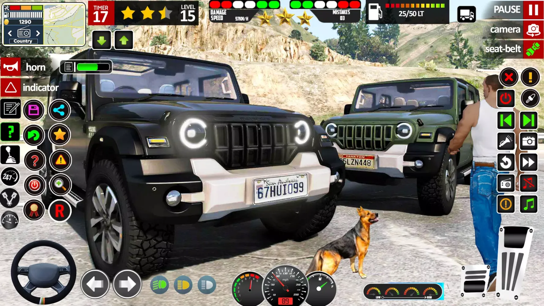4x4 Jeep Simulator Game 스크린샷