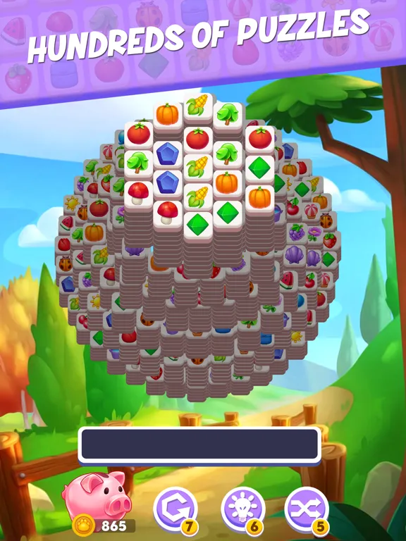Ảnh chụp màn hình của Zen Blossom: Triple Tile Match iPad 