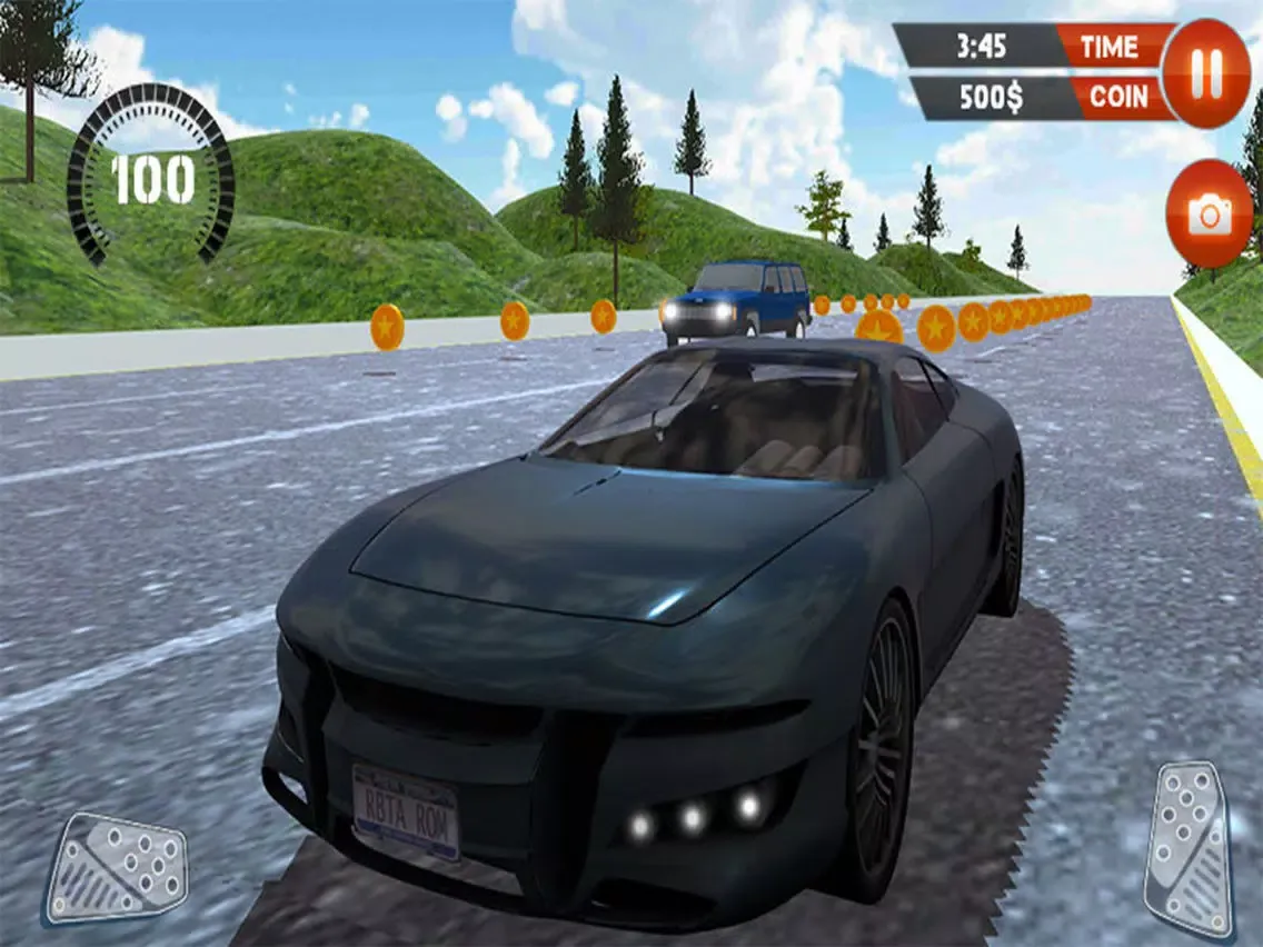 Highway Prado Racing Game! iPad  سکرین شاٹس