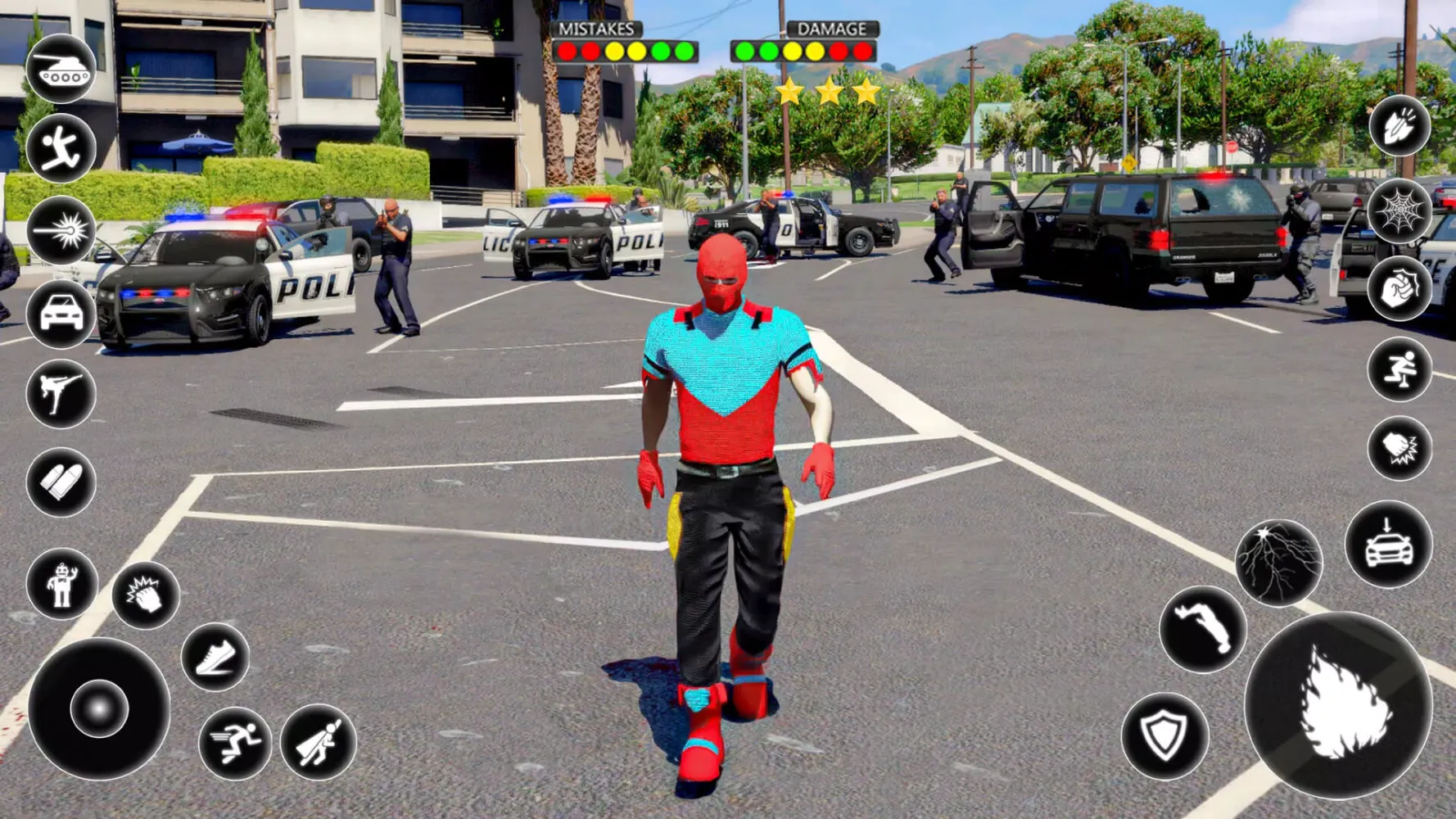 Ảnh chụp màn hình của Spider Vice Town Rope Hero Man