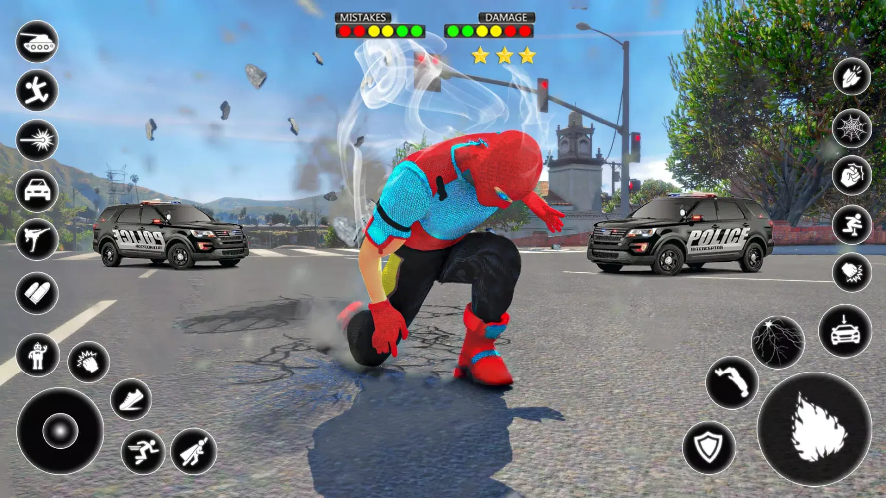Ảnh chụp màn hình của Spider Vice Town Rope Hero Man