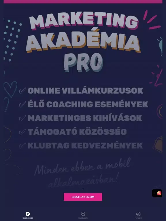 Marketing Akadémia PRO iPad  Screenshots