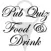Pub Quiz Food And Drink Free