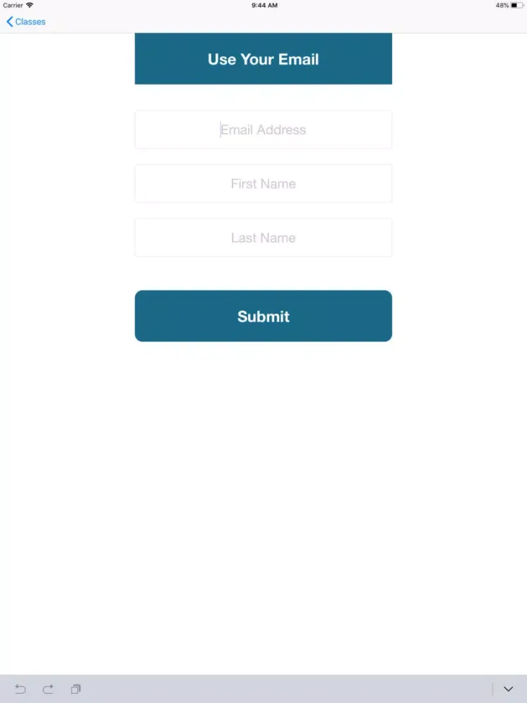 Tangkapan skrin Sim Lab Badge Reader iPad 