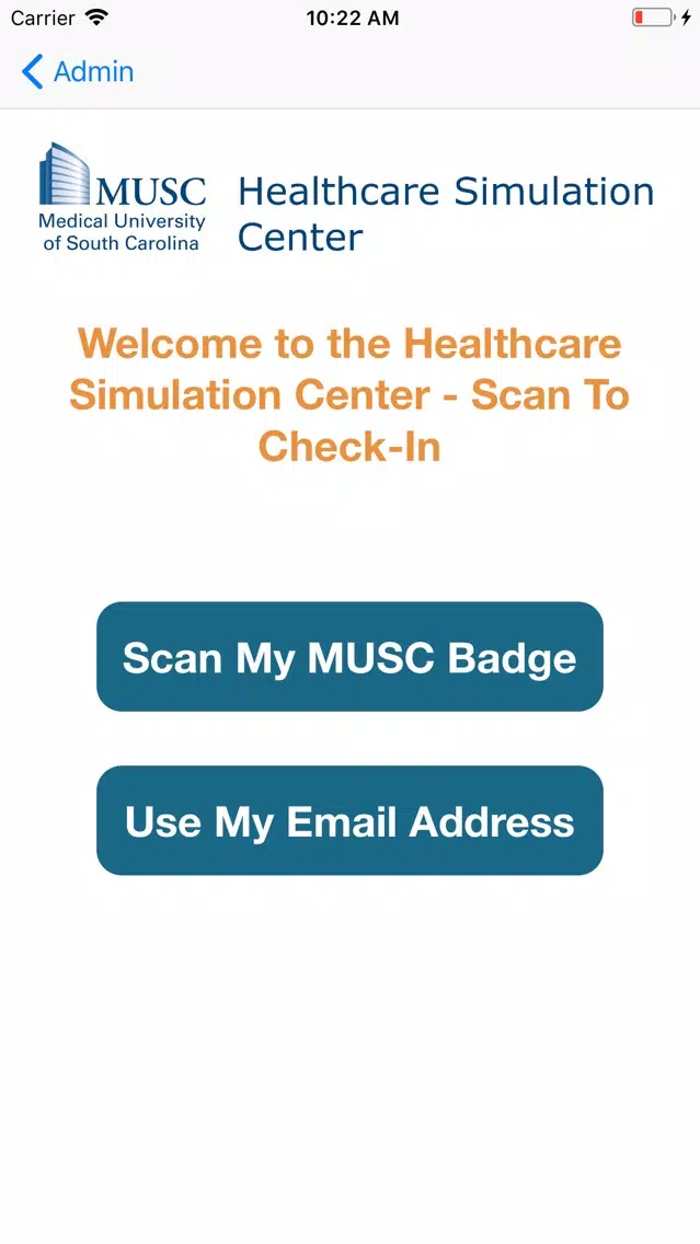 Capturas de tela do Sim Lab Badge Reader