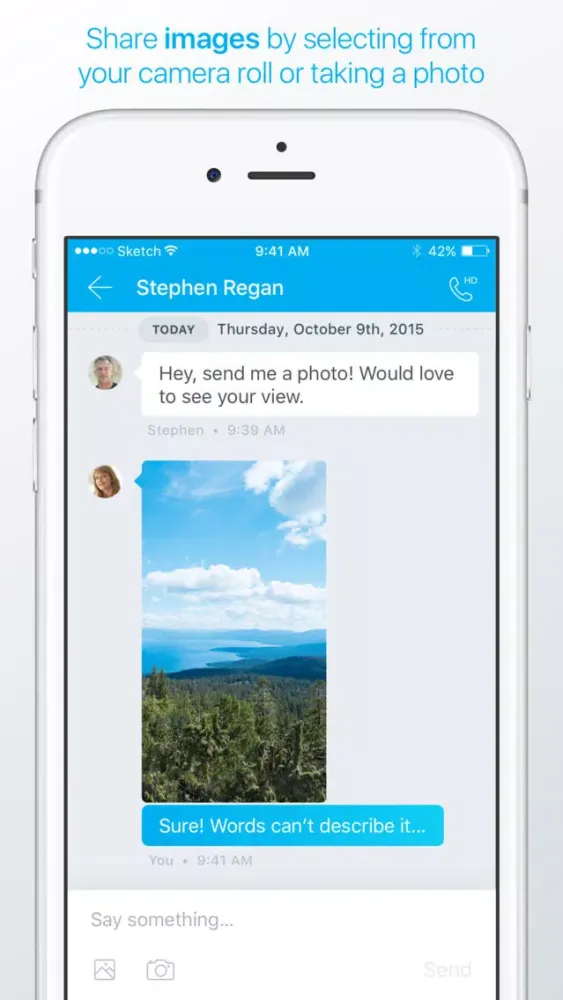 Captures d'écran de iMeet Chat – Messaging & Collaboration Tool