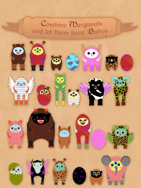 Скриншоты Mergimals iPad 