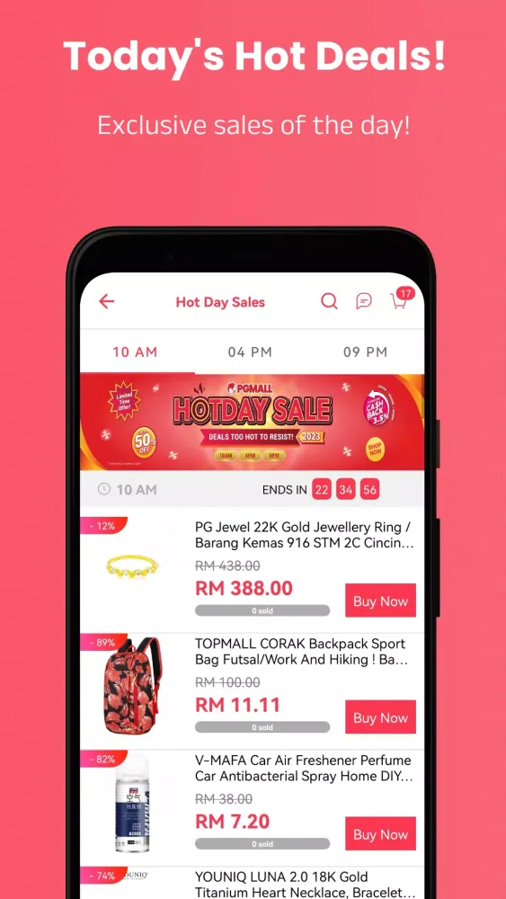 Ảnh chụp màn hình của PGMall