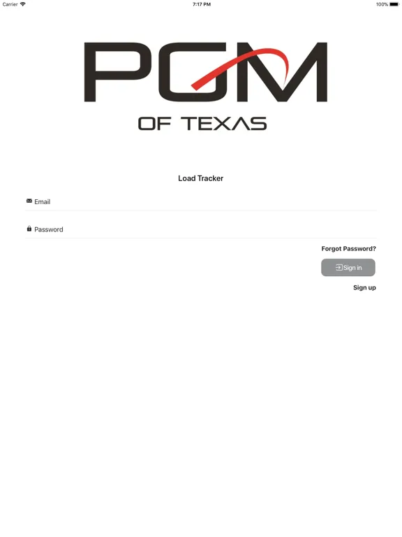 PGM of Texas Load Tracker iPad 应用截图