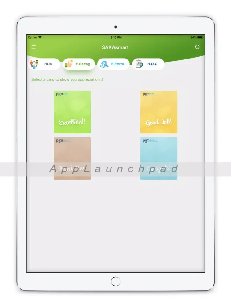 Captures d'écran de SAKA SMART iPad 