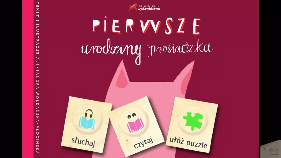 Capturas de tela do Pierwsze urodziny Prosiaczka (Aleksandra Woldańska-Płocińska)