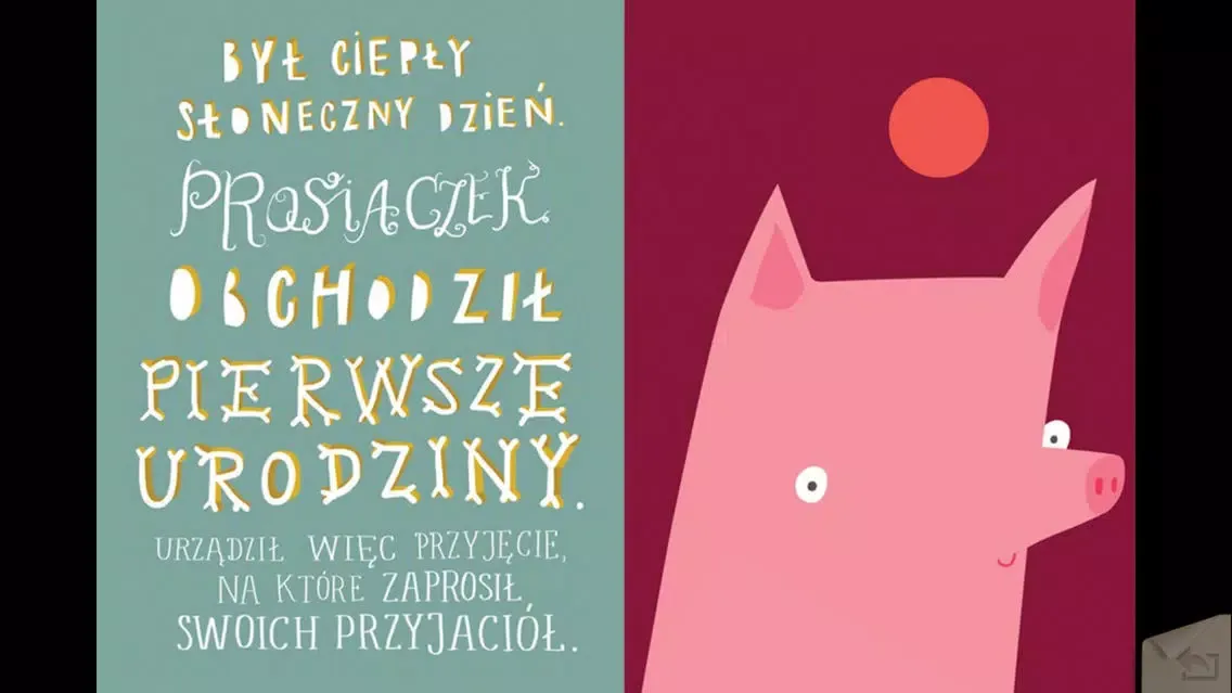 Capturas de tela do Pierwsze urodziny Prosiaczka (Aleksandra Woldańska-Płocińska)
