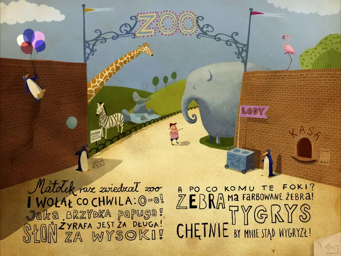 Zoo (Jan Brzechwa) iPad  Screenshots