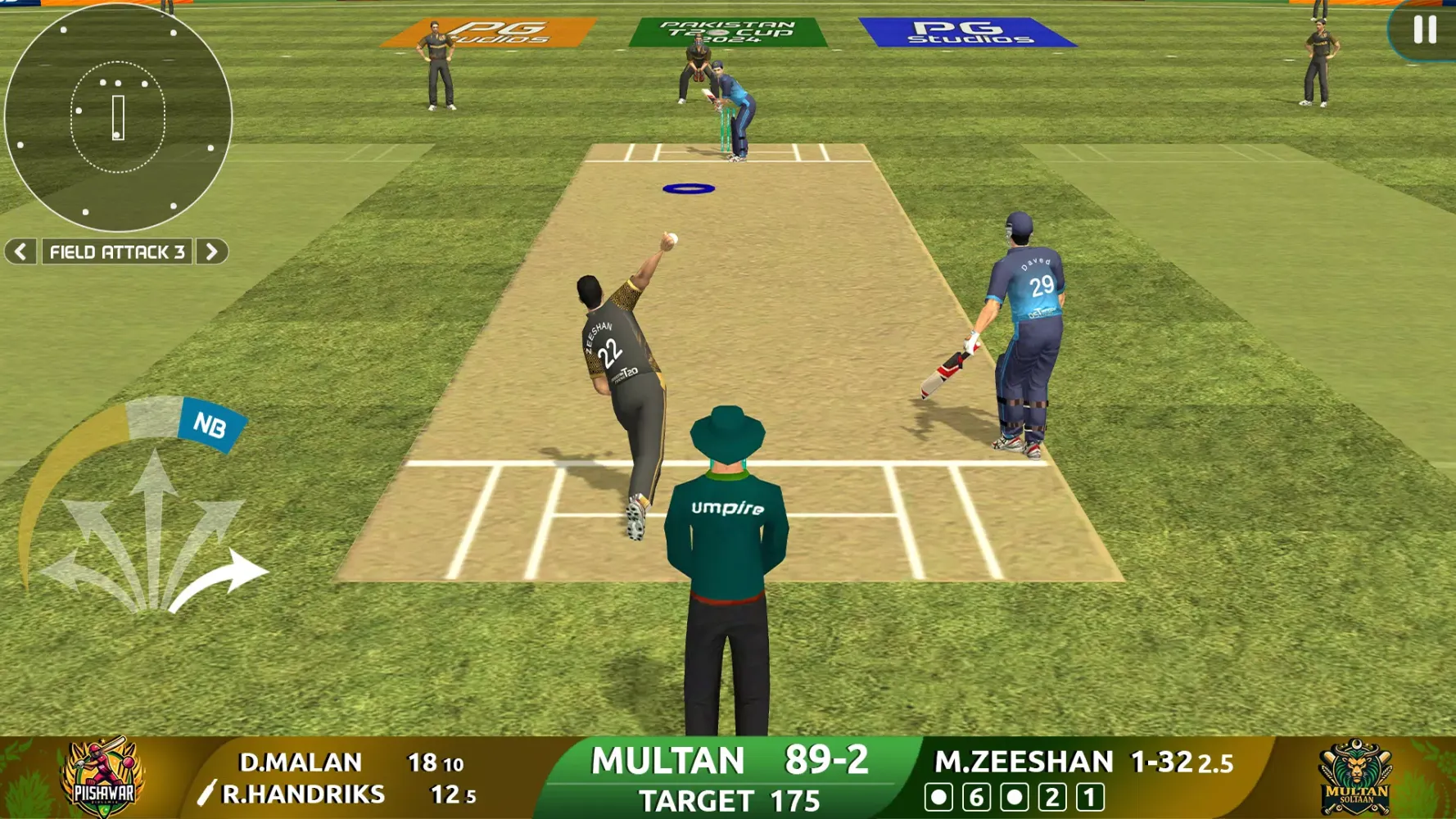 Cricket Game: Pakistan T20 Cup Screenshots