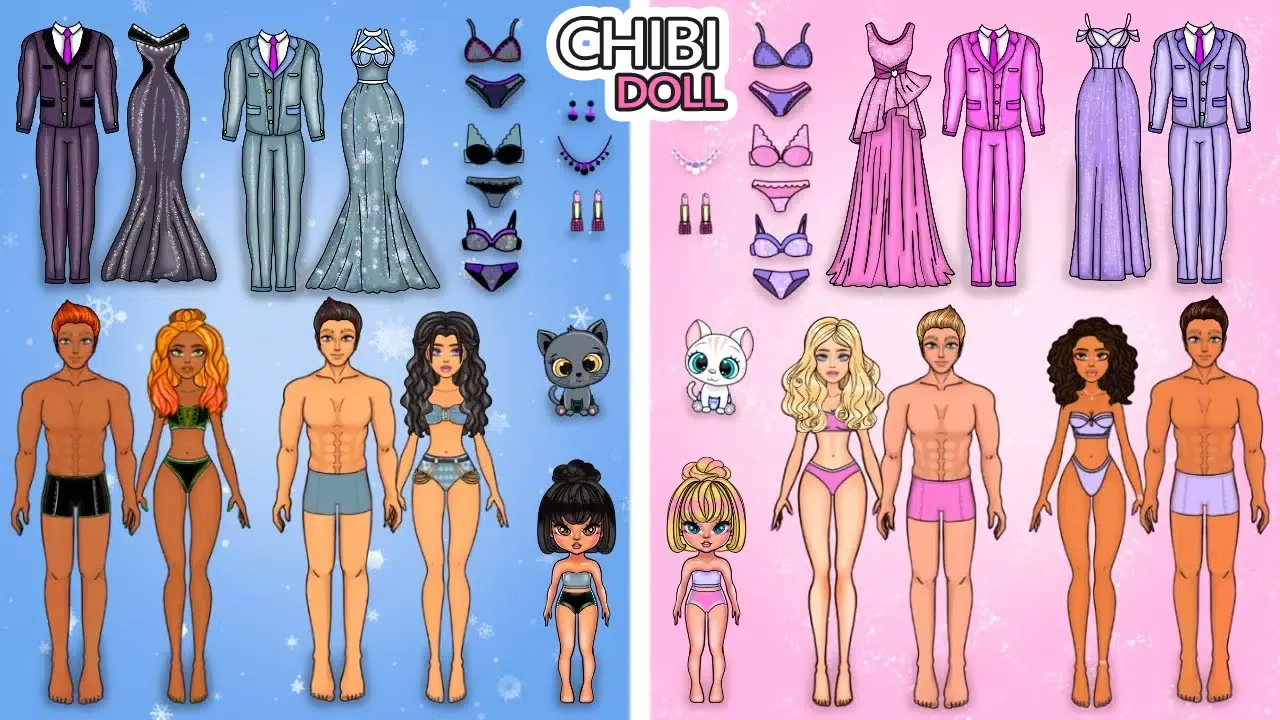 Chibi Doll Dress Up DIY Games Screenshots