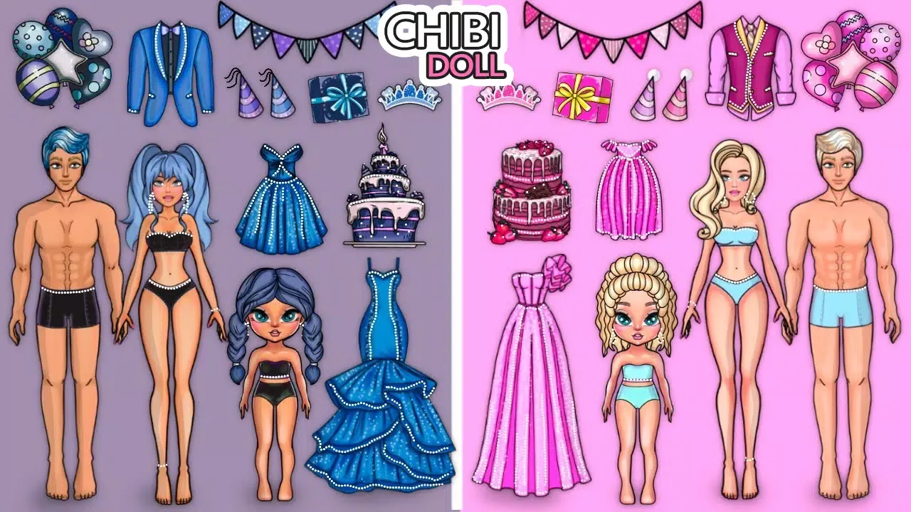 Chibi Doll Dress Up DIY Games Screenshots