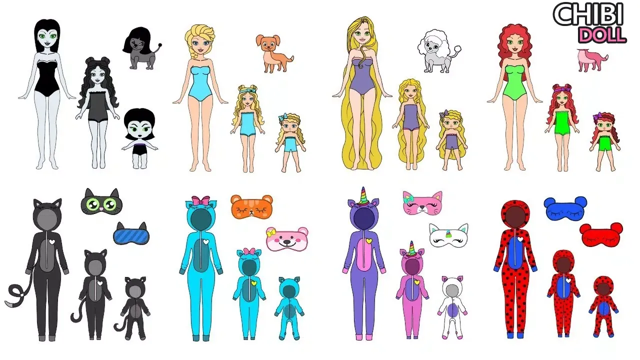 Chibi Doll Dress Up DIY Games Screenshots